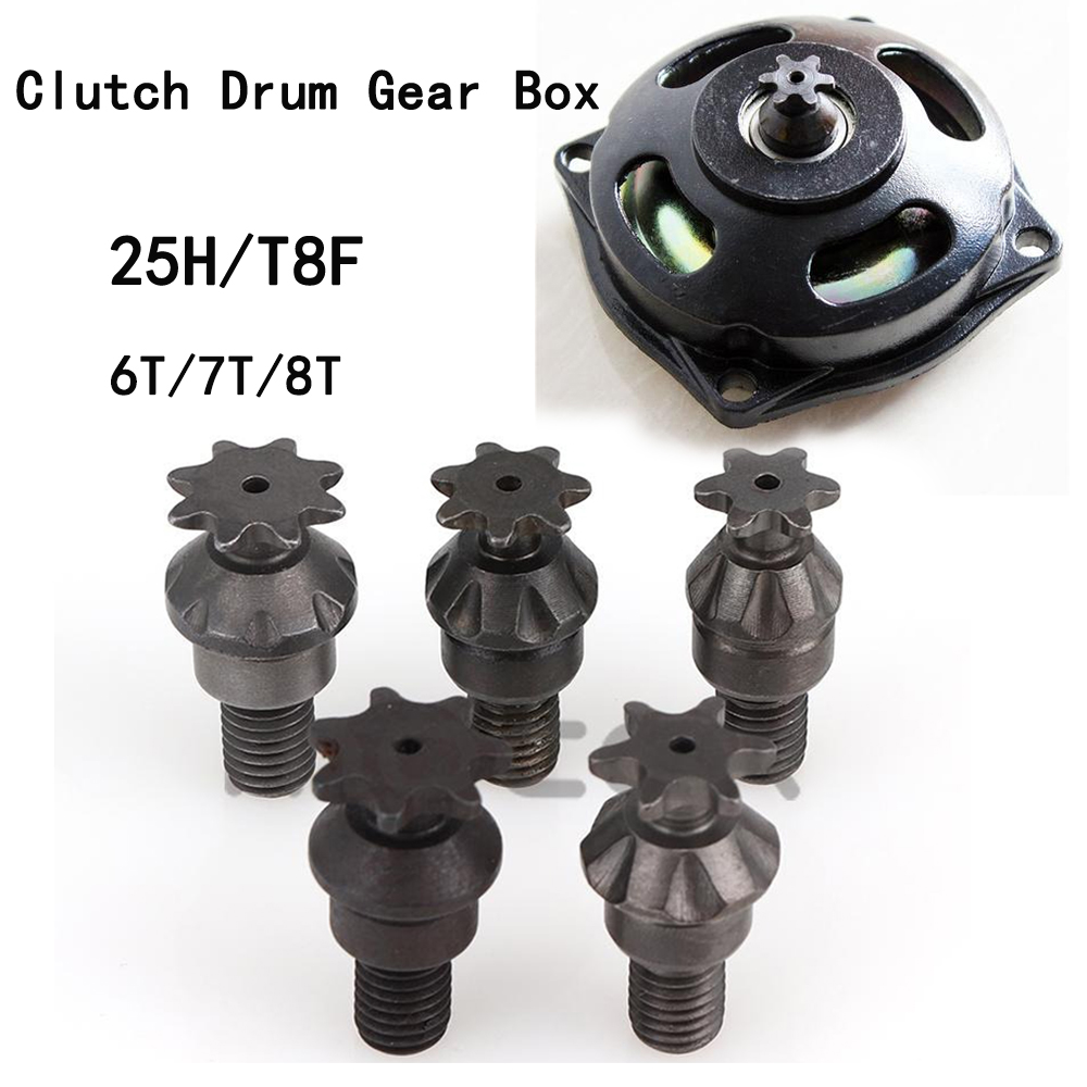 25H T8F 6/7/8 gigi kopling Dru - Chain Sprocket Set ulasan dan harga