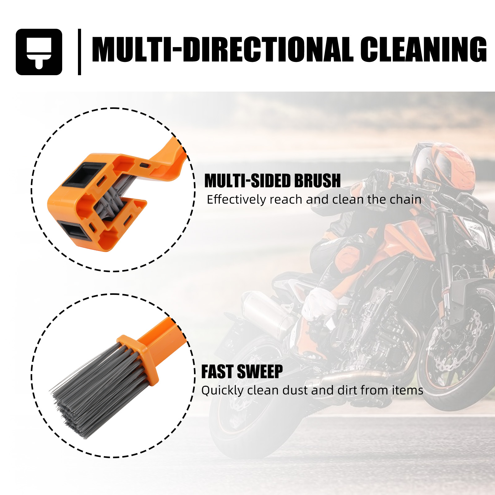 Sikat Pembersih Rantai Gear Mo - Xcm Chain ulasan dan harga